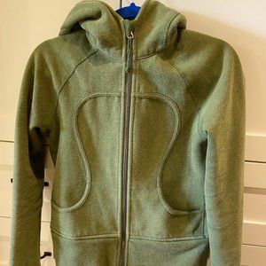 Lululemon Scuba Hoodie Olive Green